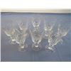 Image 2 : (8) Pinwheel Crystal Glasses