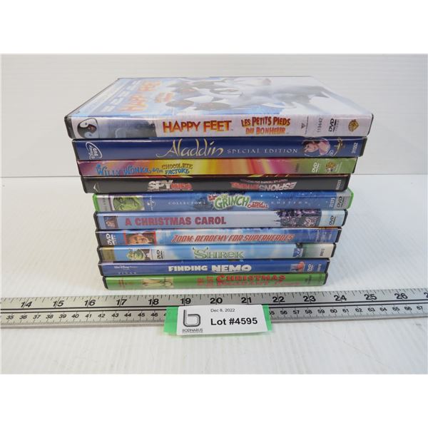 (10) DVDs