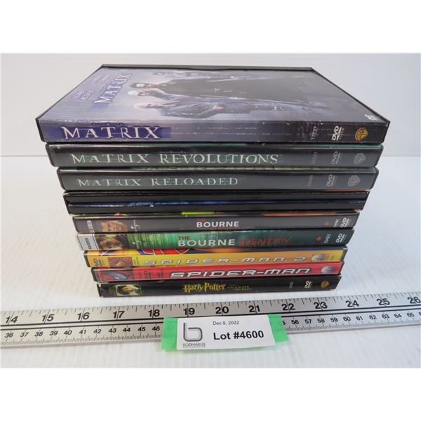 (9) DVDs