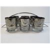 Image 3 : (6) Glasses in Metal Holder