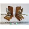 Image 1 : Geese Bookends (metal & wood)