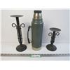 Image 1 : Stanley Thermos - (2) Candle Stands