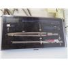 Image 2 : Lot of Rulers - Pencils - Wallet - Geometry Set - Baseball Cards