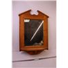 Image 1 : * Wood Framed Mirror w/ Shelf (20.5x30.5)
