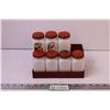 Image 1 : Milk Glass Spice Rack (Missing 1 Jar)