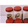 Image 3 : Milk Glass Spice Rack (Missing 1 Jar)