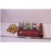 Image 1 : (6) Candles + Christmas Candle Snuffer, Tube w/ Matches and Star Soap
