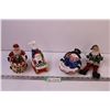 Image 1 : (2) Christmas Decor Items + Soap Dish and Soap Dispenser