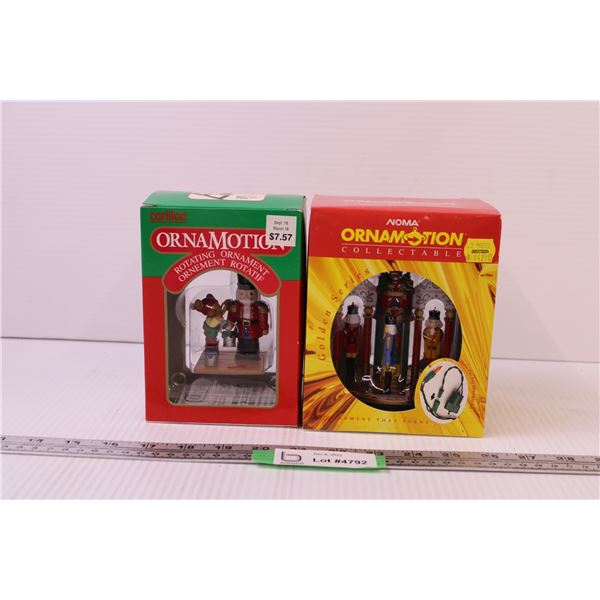 (2) Rotating Ornaments
