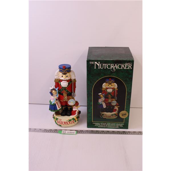 Cold Cast Porcelain Musical Nutcracker (plays Dance of the Sugar Plum Fairy)