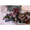 Image 2 : Box of Gift Wrapping Supplies + (2) Packs of Wire Light Stakes