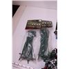 Image 8 : Box of Gift Wrapping Supplies + (2) Packs of Wire Light Stakes
