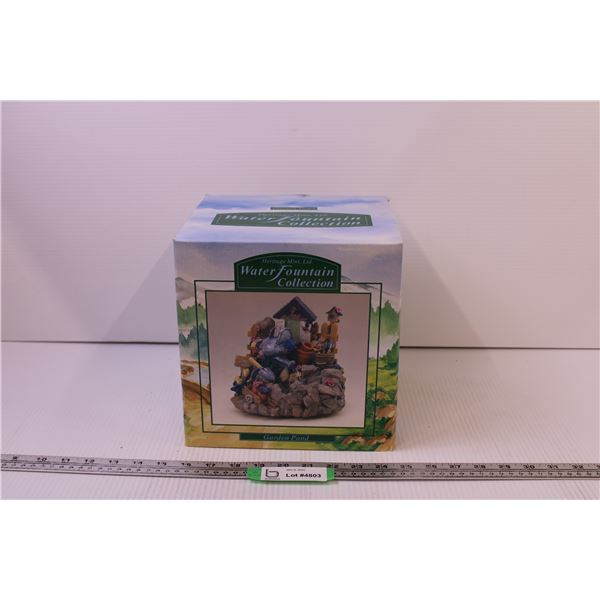 Heritage Mint Water Fountain “Garden Pond” (Factory Sealed)