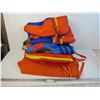 Image 1 : *(4) Large Life Jackets