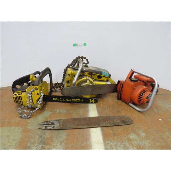 *(3) Chain Saws (parts)