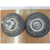 Image 2 : *(2) Wheelbarrow or Cart Wheels