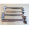 Image 2 : (4) Ball Peen Hammers