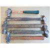 Image 2 : (5) Ball Peen Hammers