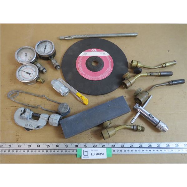 Torch Tips - Cut-off Wheel - Sharpening Stone - Gauges - Misc. Items