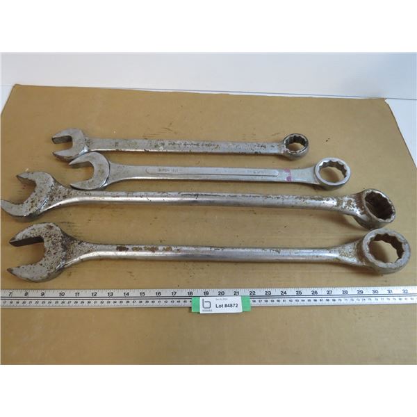 (4) Wrenches 1 7/16" - 1 13/16" - 1 13/16"