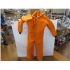 Image 1 : Orange Overalls with Hat (size large)