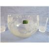 Image 3 : Crystal Bowl & Glasses