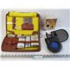 Image 1 : Vintage Mens Grooming Kit - Citizen Disk Player - AM FM Headphones