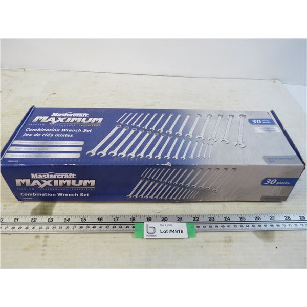 Mastercraft 30 Piece Combination Wrench Set (unopened - Metric ...