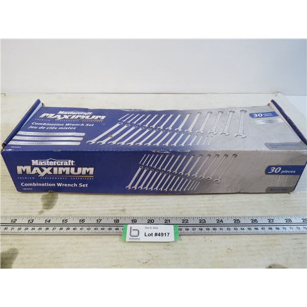 Mastercraft 30 Piece Combination Wrench Set (unopened - Metric ...