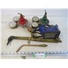 Image 1 : Acetylene & Oxygen Regulators - Torch - Torch Tip & Cutting Goggles