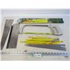 Image 1 : Windshield Wiper - Hacksaw & Blades - (3) Saw Blades