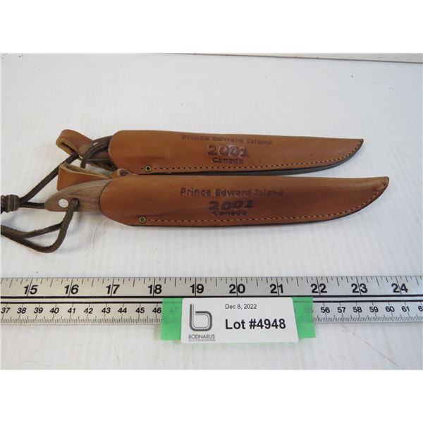 (2) Knives - Prince Edward Canada (4" blade)