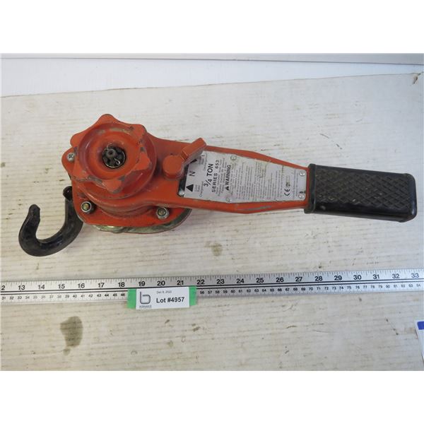 3/4 Ton Hand Operated Lever Hoist