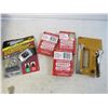 Image 2 : Stant Vacuum Tester - Wooden Box with Assorted Wrenches - Stapler with Staples - Tireminder