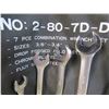 Image 3 : (7) Piece Wrench Set - Crescent Wrenches - Ratchets