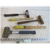 Image 1 : (3) Mallets - (2) Hammer Handles