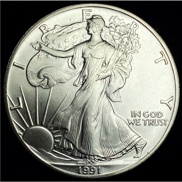 1991 American Silver Dollar