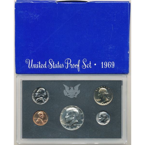 1969 United States Proof Set (5-coins)