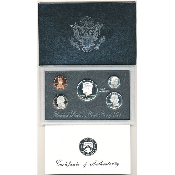 1996 United States Mint Silver Proof Set (5-coins)