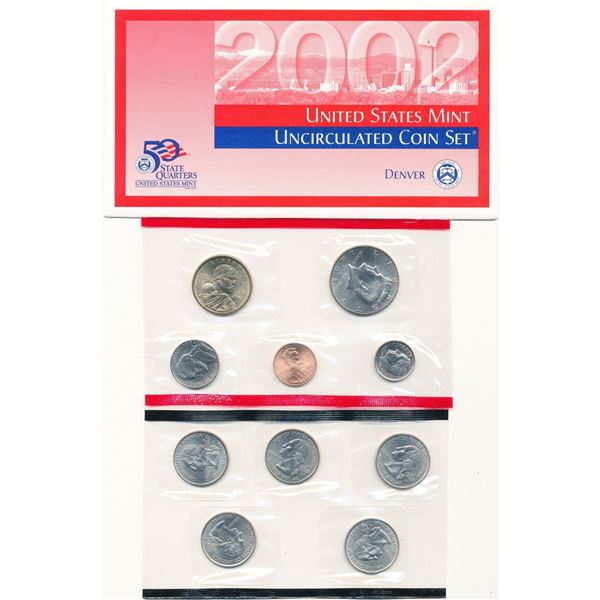2002 United States Denver Mint Set (10-coins)