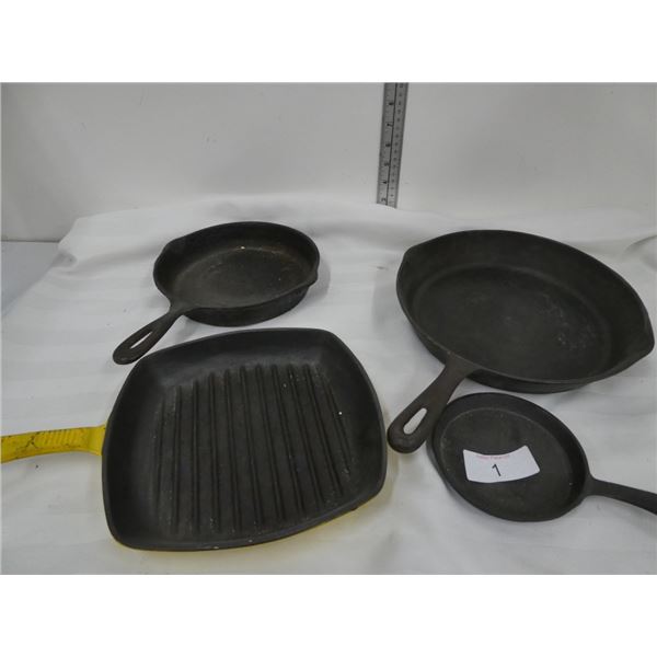 cast iron frying pans