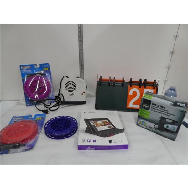 kite reelers, standard tire inflator,