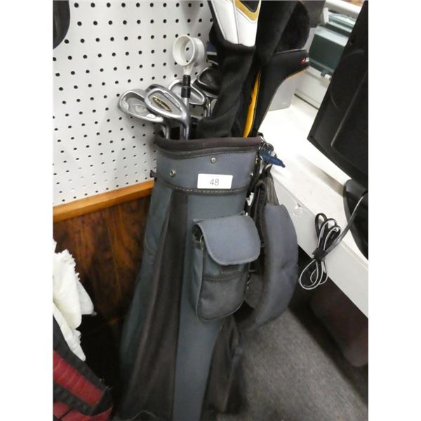 set of golf clubs