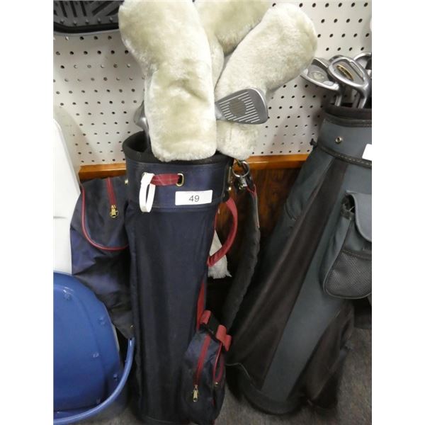 set of golf clubs