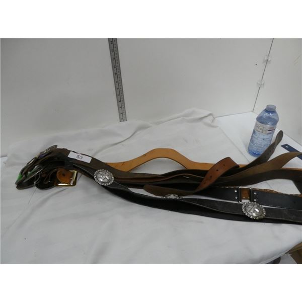assorted belts