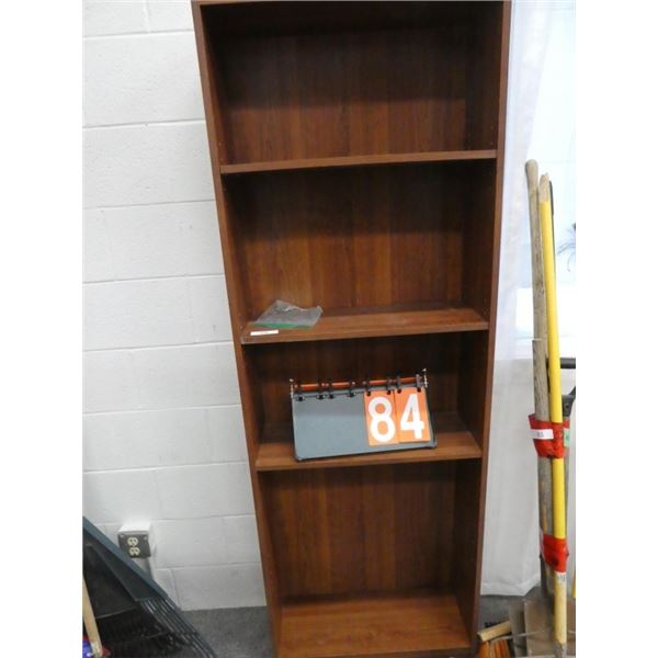 wooden shelving unit