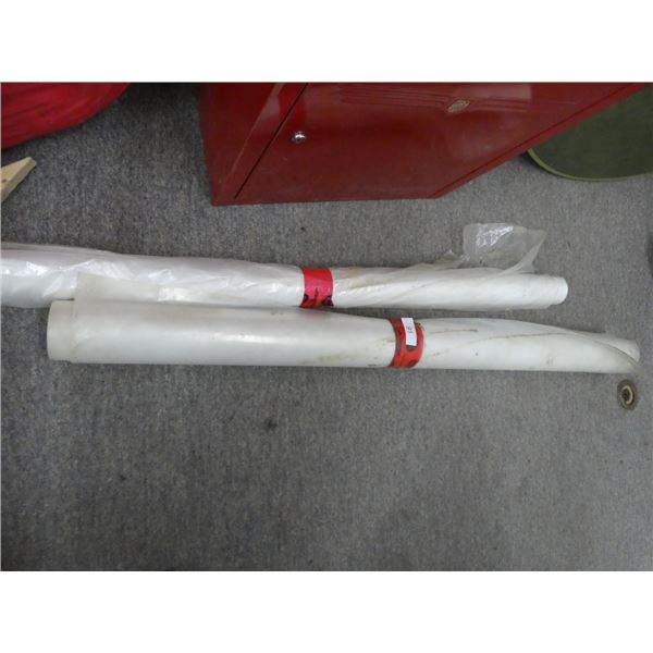 rolls of plastic