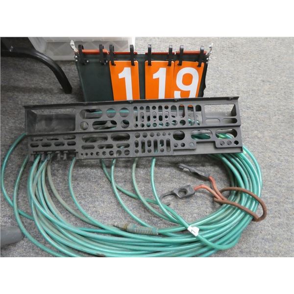 plastic tool organizer, hose