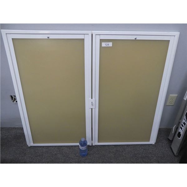 locking display doors / Window Cover