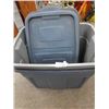 Image 1 : plastic totes w/ lids